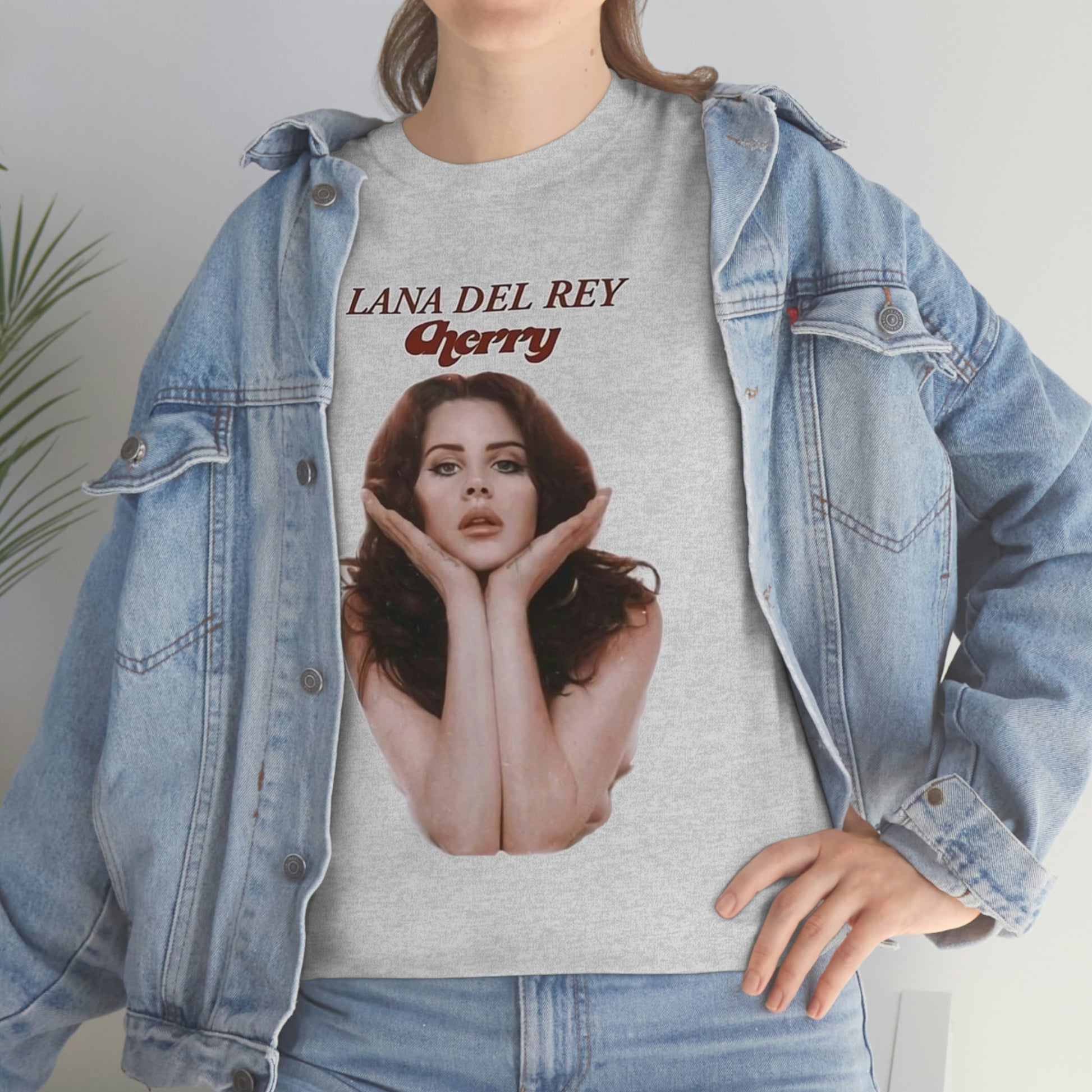 Lana Del Rey Cherry White T-shirt - NorthIcon Apparel
