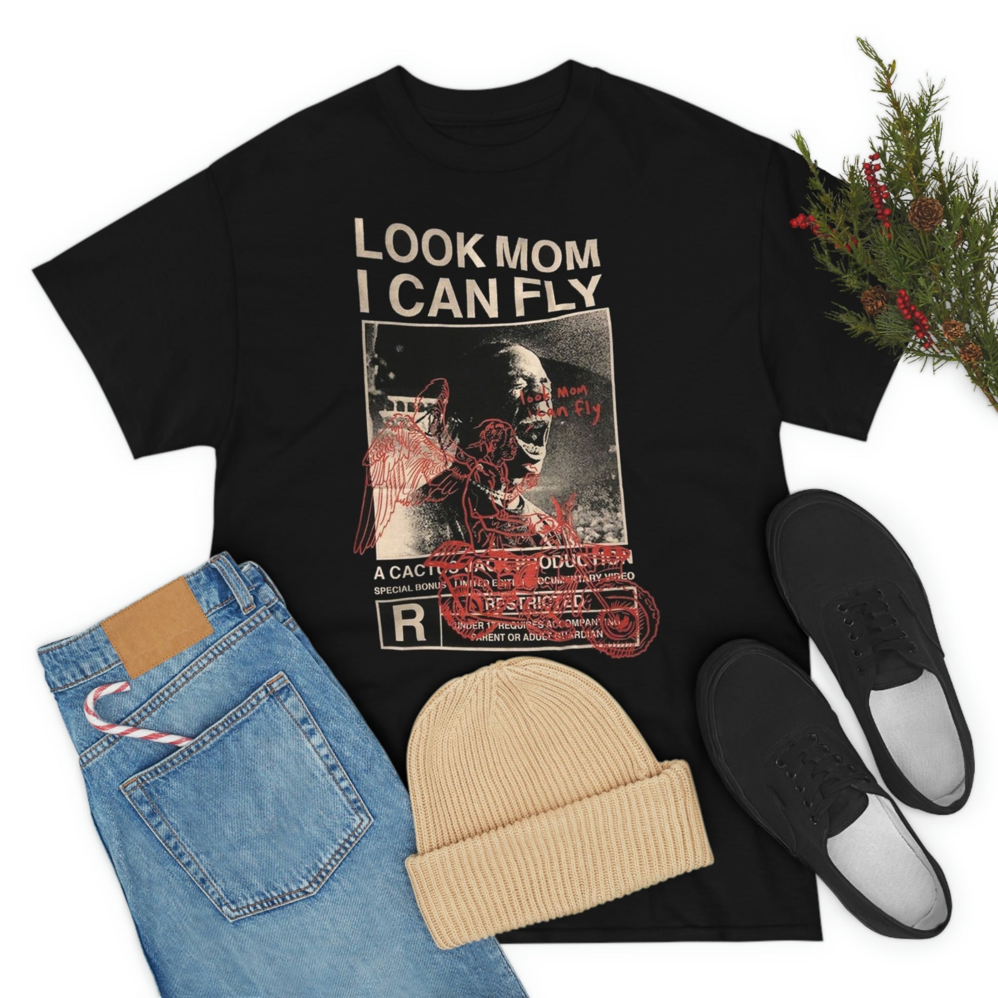 custom look mom tee